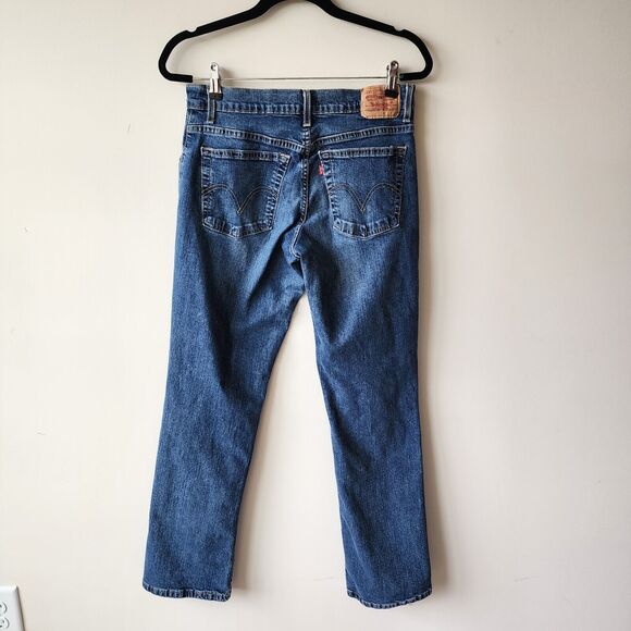 Women's Levi Strauss 550 Classic Relaxed Bootcut Denim Blue Jeans size 10M - Picture 8 of 9
